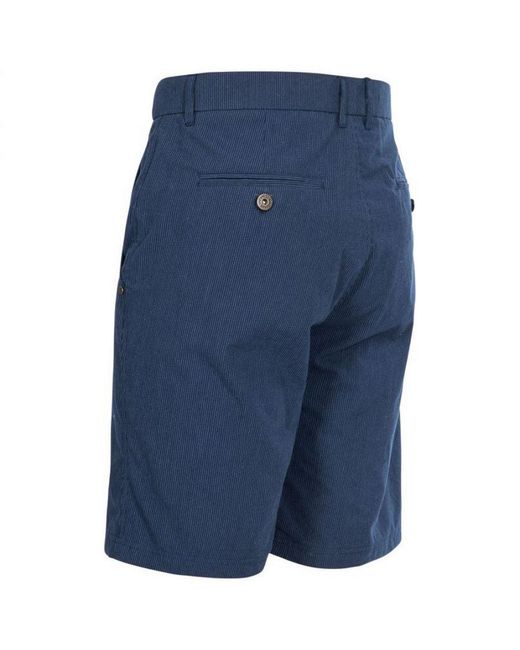 Trespass Blue Atom Casual Shorts ( Stripe) Cotton for men
