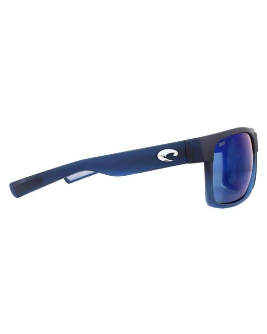 Costa Del Mar Blue Sunglasses Half Moon Hfm 181 Ogp And Shiny Tortoise Mirror Plastic for men