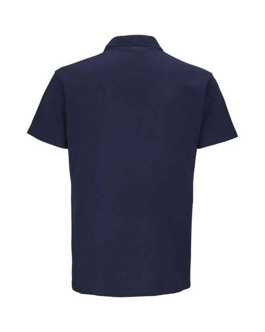 Sol's Blue Summer Ii Pique Short Sleeve Polo Shirt (French) for men