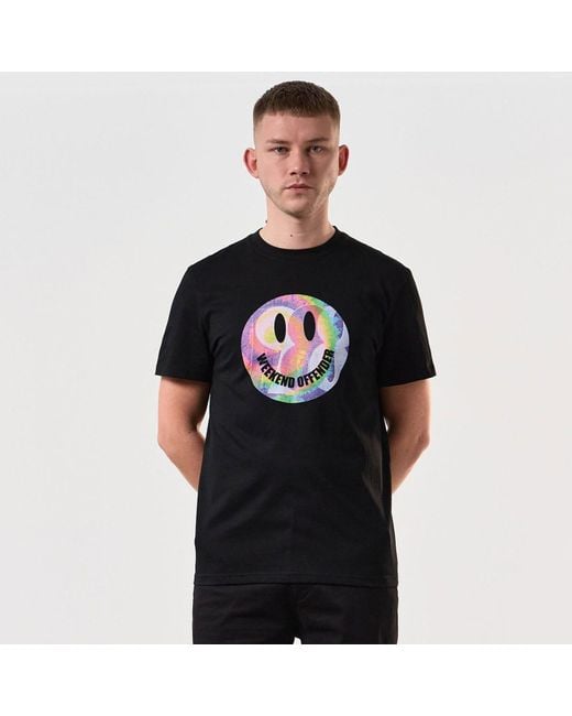 Weekend Offender Black Shoom Graphic T-Shirt for men