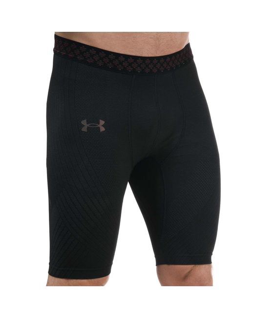 Under Armour Black Ua Rush Seamless Long Shorts for men