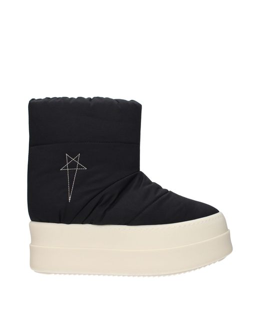 Rick Owens Blue Padded Bozo Tractor Platform Boot