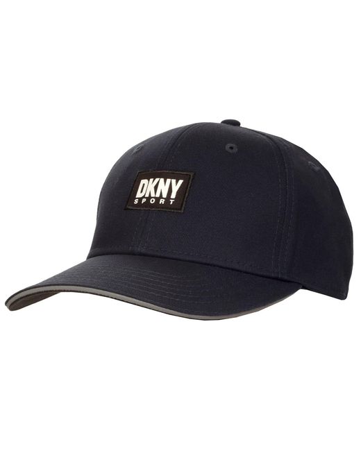 DKNY Blue Accessories Ctntwl Lettering Dad Cap for men
