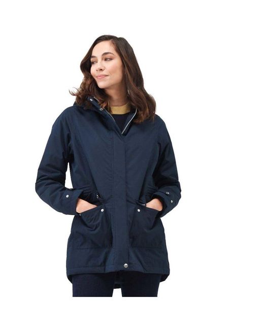 Regatta Blue Brenlyn Waterproof Insulated Jacket Coat