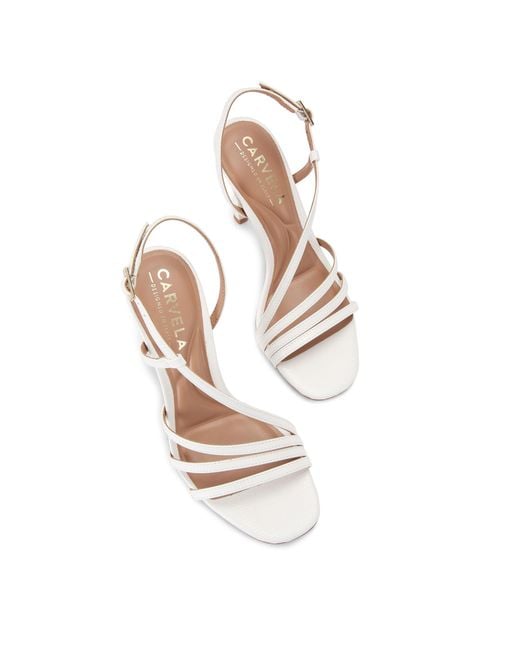 Carvela Kurt Geiger Metallic Paparazza Heel Sandals