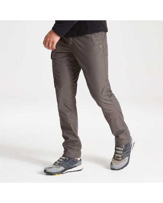 Craghoppers Gray Kiwi Slim Trouser for men
