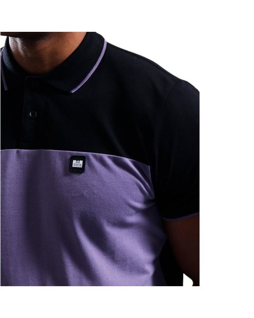 Weekend Offender Blue Polo Shirt Lario Summer Wear Casual Cotton Tops for men
