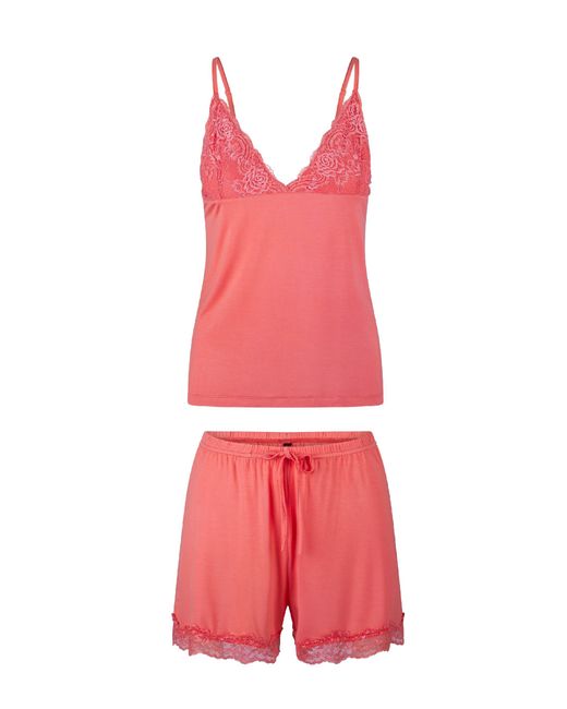 Lingadore Shortama Set in het Red