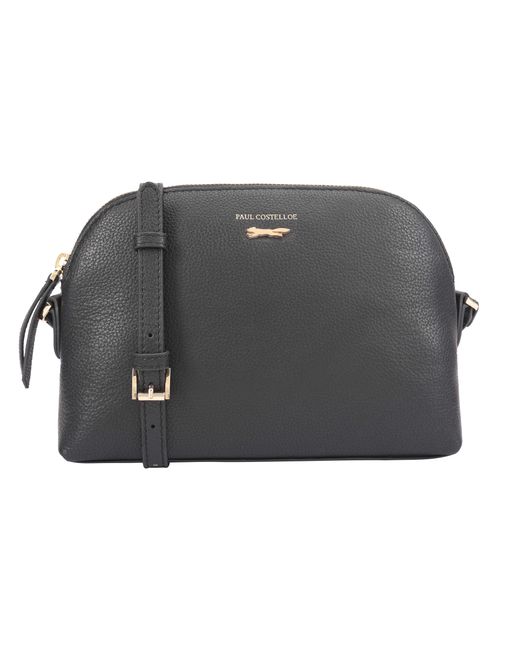 Paul Costelloe Gray Celine Leather Cross Body Bag