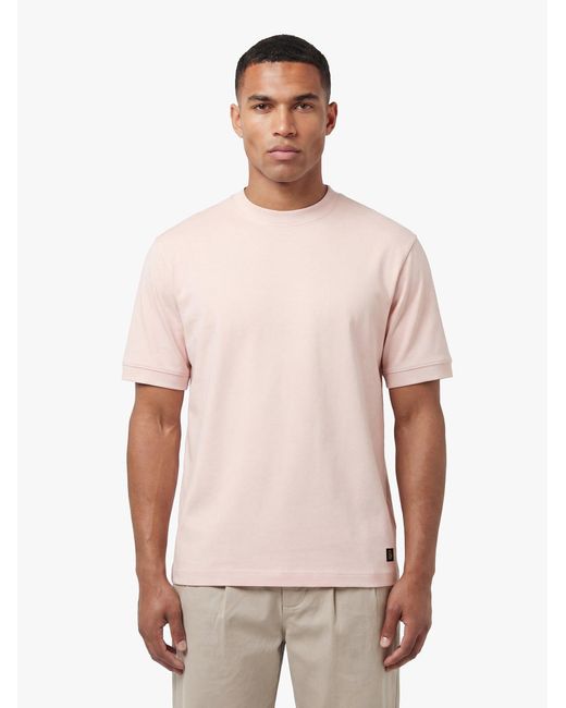 Luke 1977 Pink Dapper Schnapper Relaxed Fit T-Shirt for men