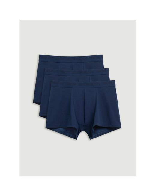 Ben Sherman Blue Tonal Boxer Shorts (Pack Of 3) (Dark) for men