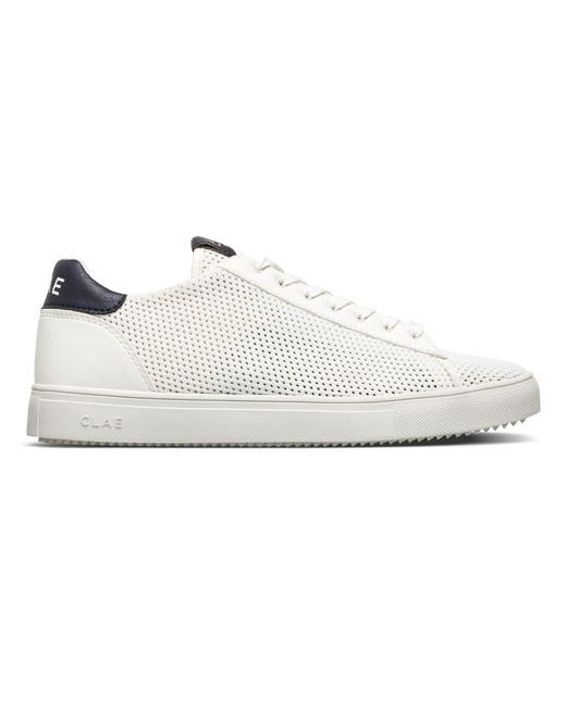 CLAE White Adults Low Top Trainers for men