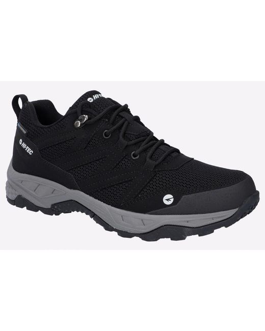 Hi-tec Black Saunter Waterproof for men