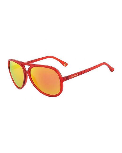 Michael Kors Orange Acetate Sunglasses With Aviator Shape M2938S for men