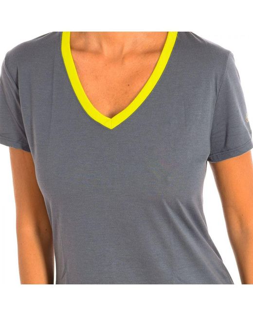 Zumba Gray Sports T-Shirt With Sleeves Z1T00506