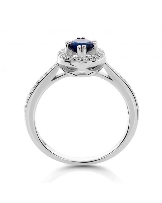 Orphelia Blue 'Kaia' 925 Sterling Ring