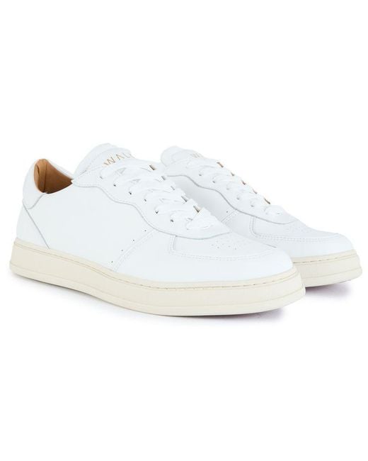 Walk London White Nevada Trainers for men