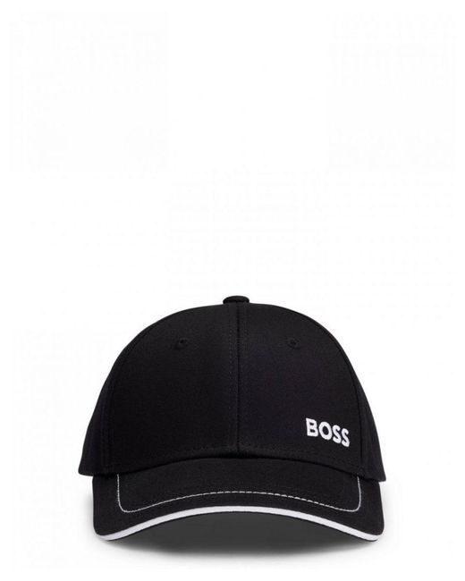 Boss Black Boss Cap-1 Cotton-Twill Cap With Logo Detail for men