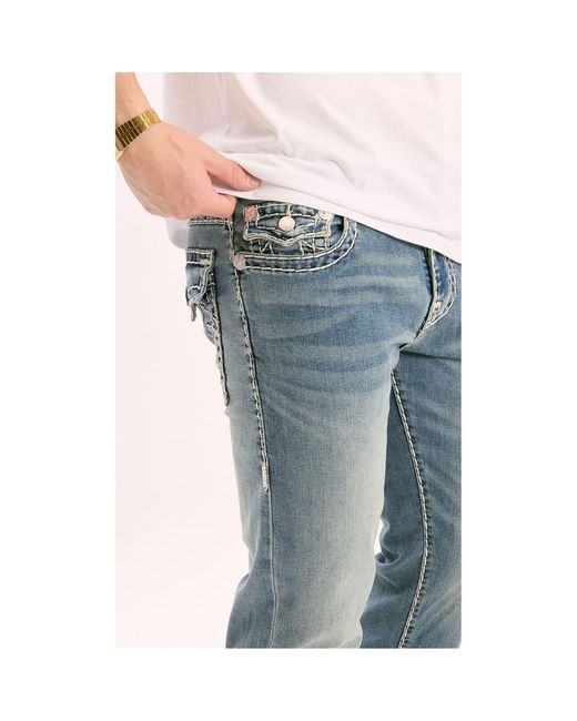 True Religion Blue Super T Jeans for men