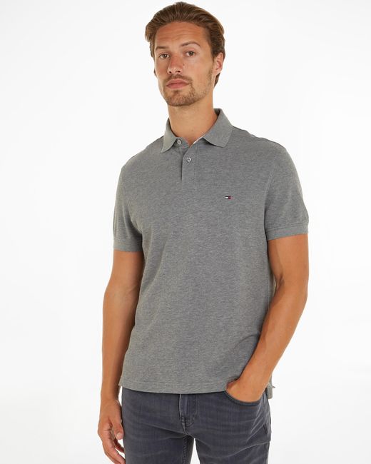 Tommy Hilfiger Gray Core 1985 Regular Polo Shirt Colour: Medium Heather for men