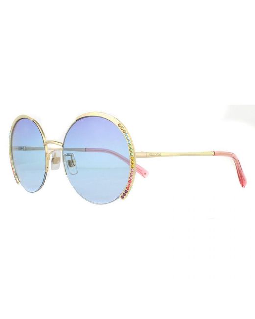 Swarovski Blue Sunglasses Sk0280-H 32W Gradient Metal (Archived)
