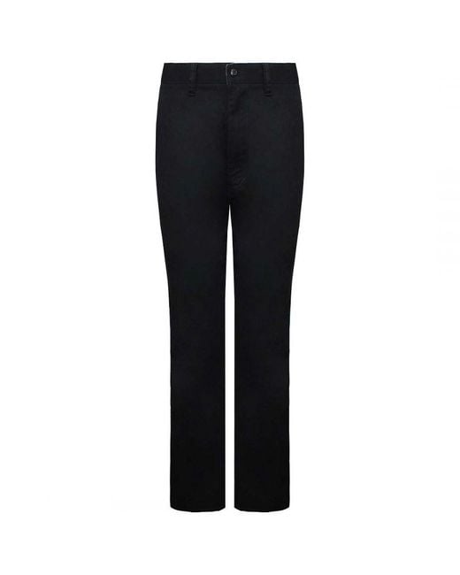 Vans Black Off The Wall Regular Fit Trousers Cotton for men