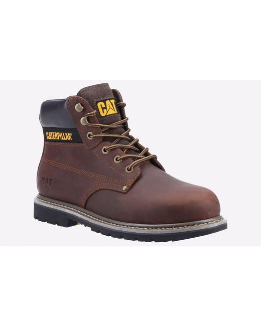 Caterpillar Safety Brown Powerplant S3 Gyw Boot for men