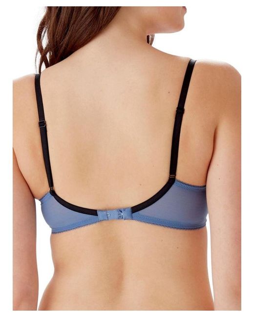 Gossard Blue Superboost Lace Plunge Bra