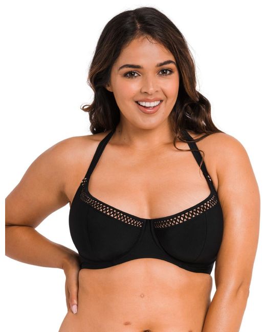 Curvy Kate Black Cs020306 First Class Balcony Bikini Top