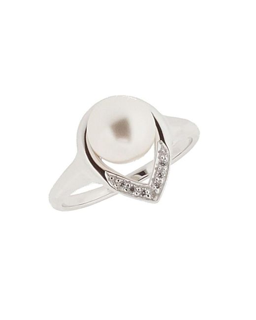Orphelia White 925 Sterling Ring