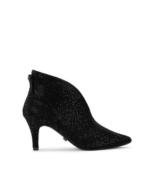 Carvela Kurt Geiger Black Carvela Ankle Boot Crystal Flute