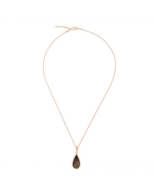 Orphelia Metallic 'Lilja' 925 Sterling Chain With Pendant