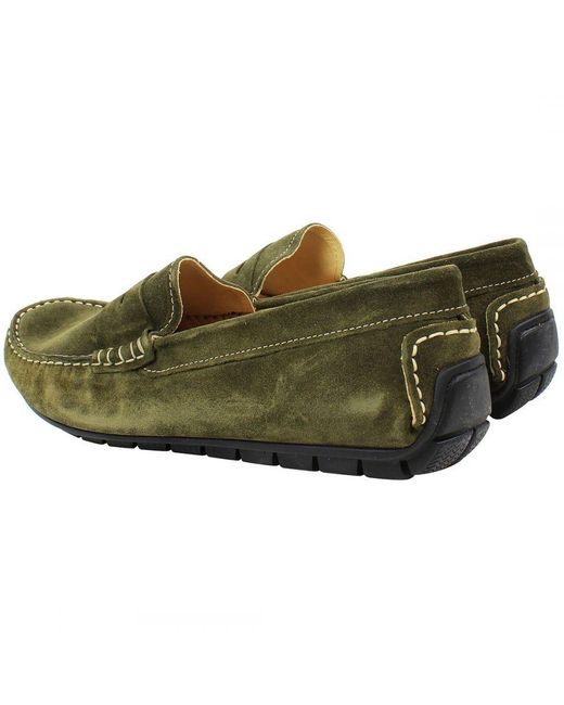 John White Green Monte Shoes for men