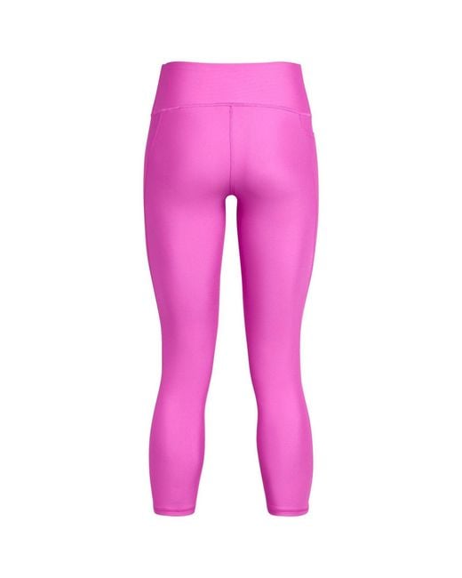 Under Armour Pink No Slip Waistband Ankle Leggings