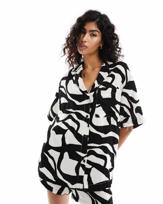 ASOS White Cheesecloth Shirt