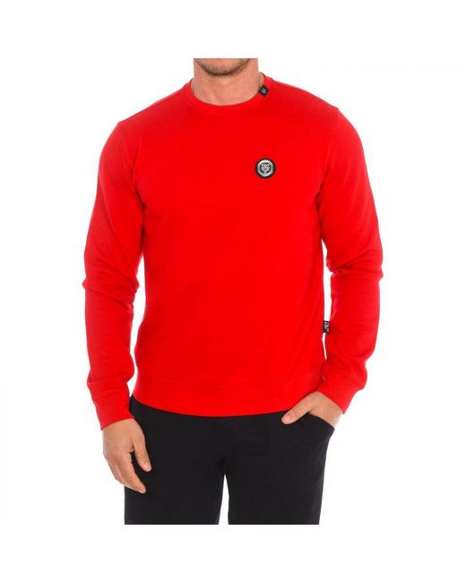 Philipp Plein Fipsg602 Sweatshirt Met Lange Mouwen En Ronde Hals in het Red voor heren