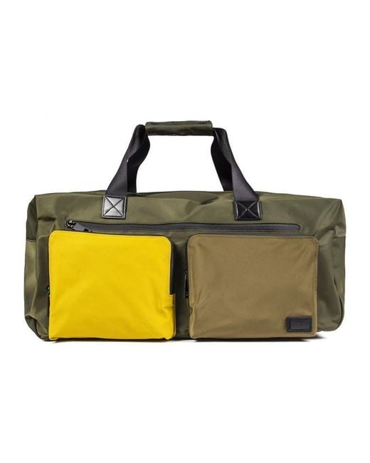 Ted Baker Yellow Accessories Eping-Satin Nylon Holdall for men