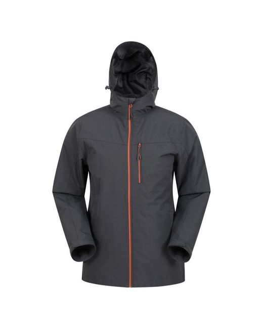 Mountain Warehouse Blue Brisk Extreme Waterproof Jacket (Dark) for men