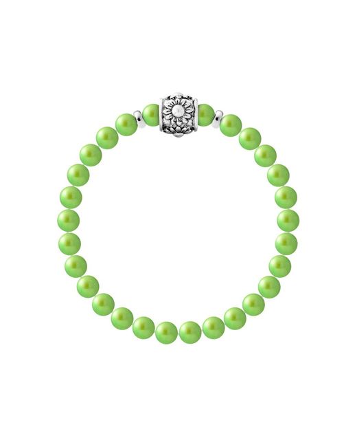 Rodney & Rolf Green Bracelet Sterling 925 Oshogbo
