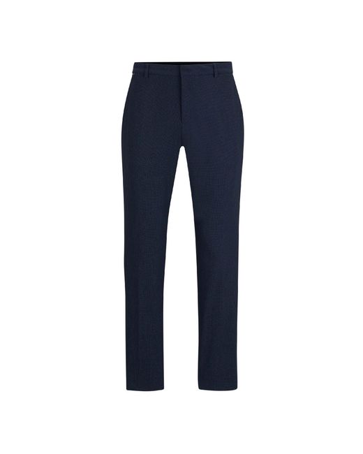 Boss Blue Genius J Cw Wg 241 Slim Fit Trousers for men