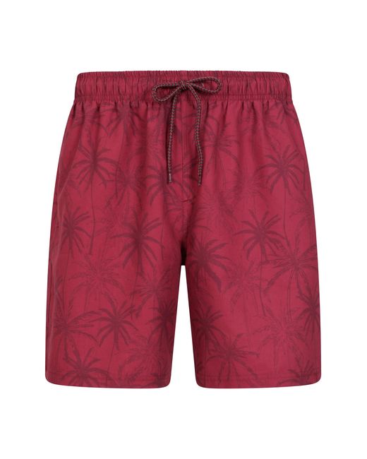 Mountain Warehouse Blue 'Aruba' Swim Shorts Uv Protection Swimming Trunks for men