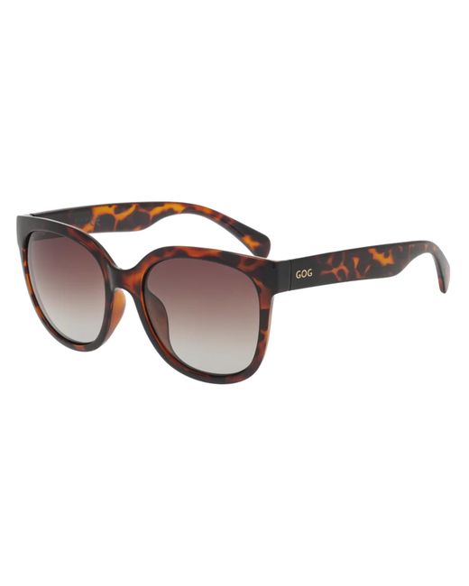G.O.D Eyewear Brown Sisi Polarised Uv400 Lifestyle Sunglasses With Lightweight Polycarbonate Frame