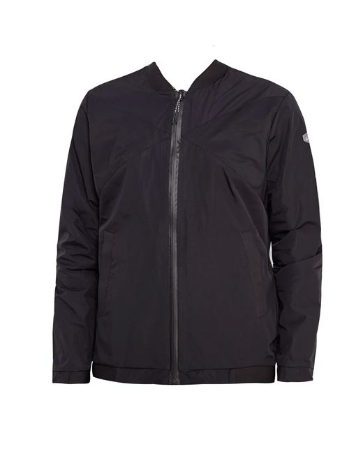Asics Black Woven Bomber Jacket for men
