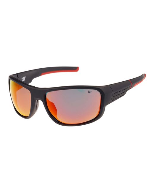 Caterpillar Red Wrap Matte Mirror Polarized Cts-8026 for men