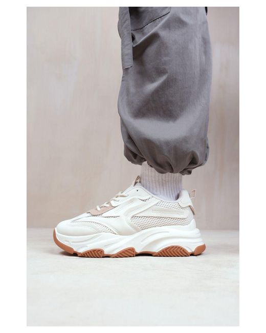 Where's That From Gray 'Downtown' Chunky Sole Trainer