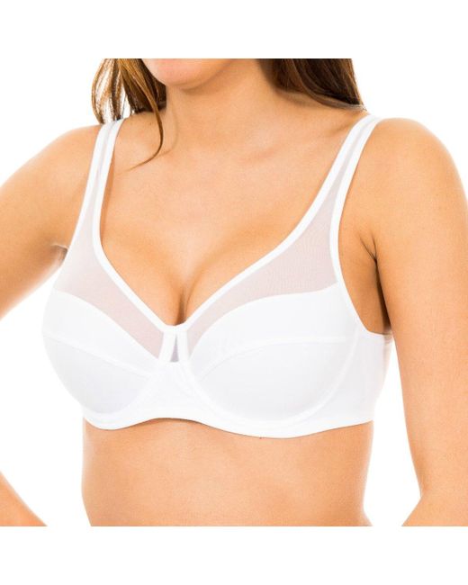 Dim White Generous 3983 Non-Foam Underwire Bra