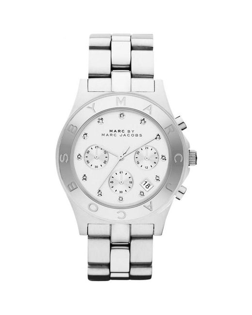 Marc Jacobs Metallic Mbm3100 Blade Ladies Watch Stainless Steel
