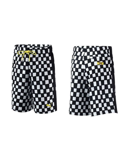 PUMA Black X Chinatown Stretch Waist Bottoms Shorts 595628 01 Cotton for men
