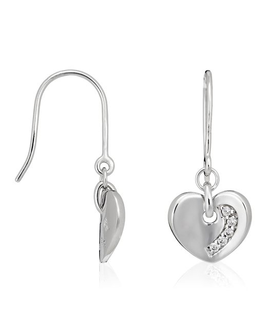 Orphelia Metallic 925 Sterling Drop Earrings