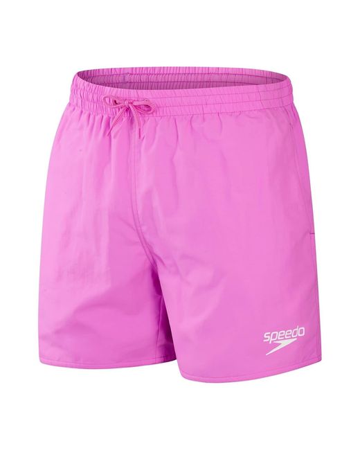 Speedo Pink Essential Washed Swim Short for men